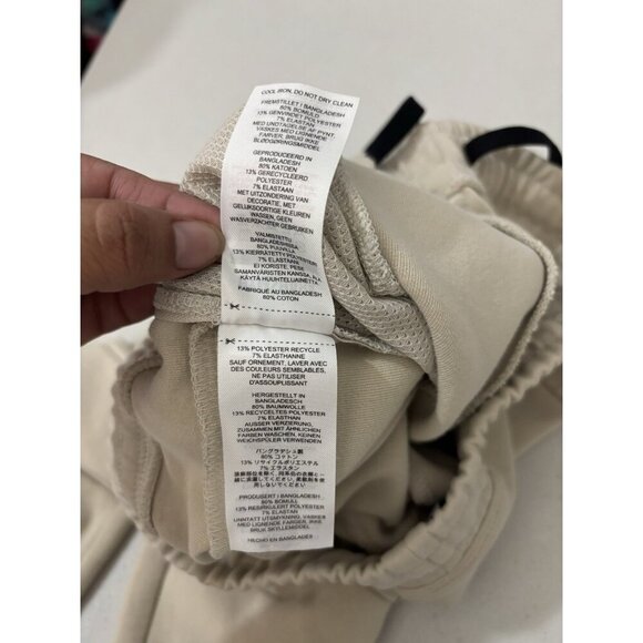 gymshark rest day Cream Tappered Knit Joggers Men XS - Picture 9 of 14